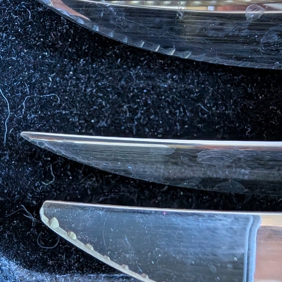 Antique Stag/Antler Horn Steak knives Set 6 Made In England - Picture 8 of 8